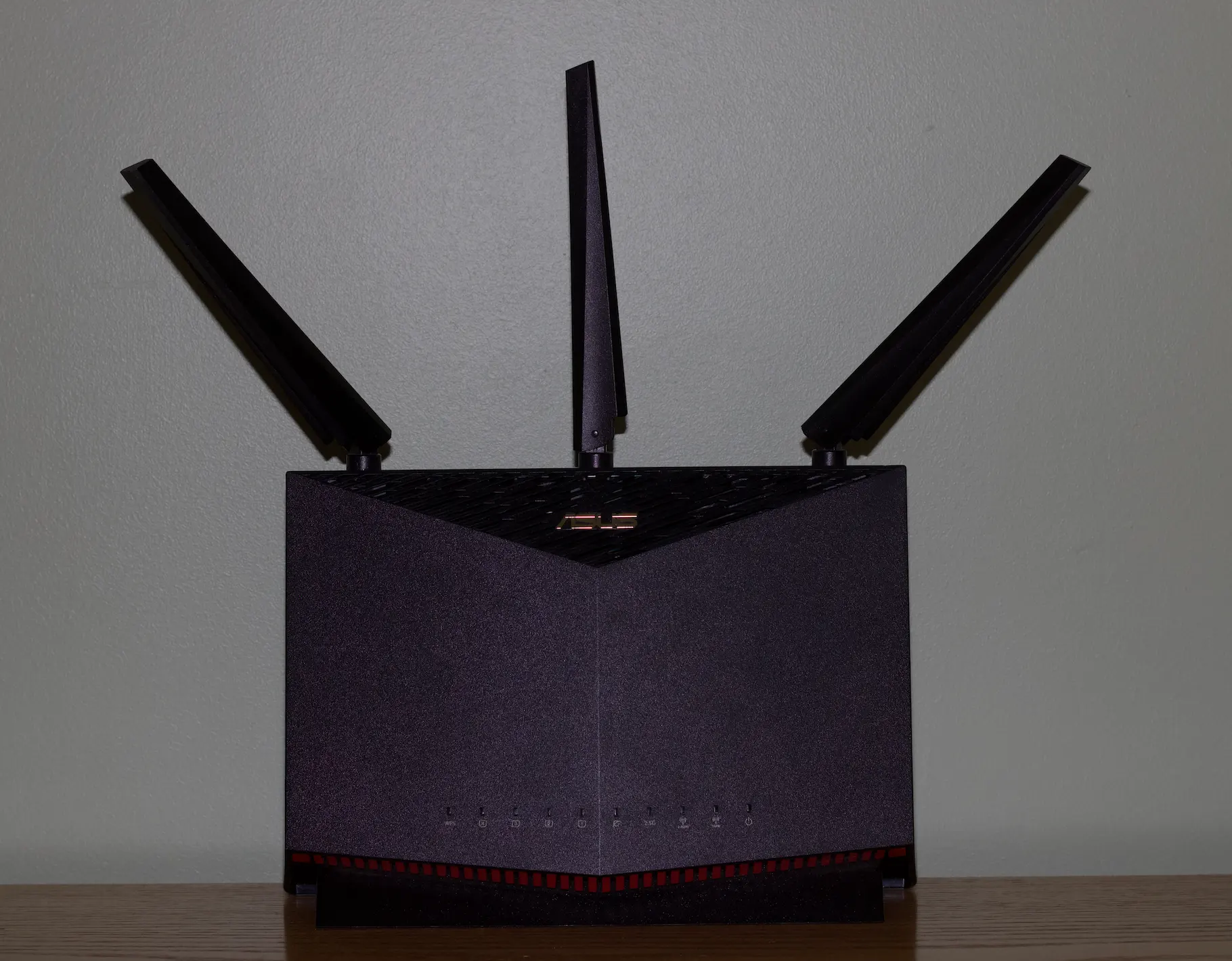 A Modern Asus Router, installed in a clients home for fast internet access.